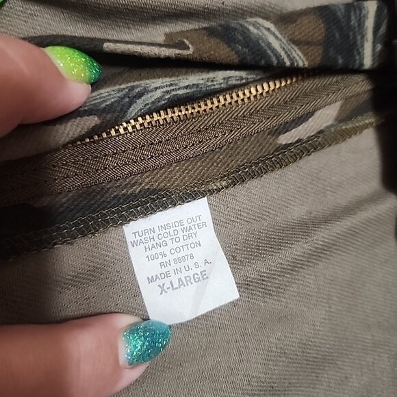 Vintage NRA Camo XL- 42 X 32  Pants Made In USA Mossy Oak W Tag - Picture 6 of 11